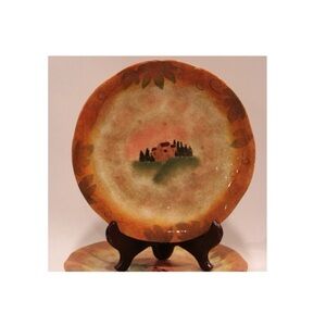 4 Villa Tuscana by 222 Fifth DINNER PLATES 11" (Like new)